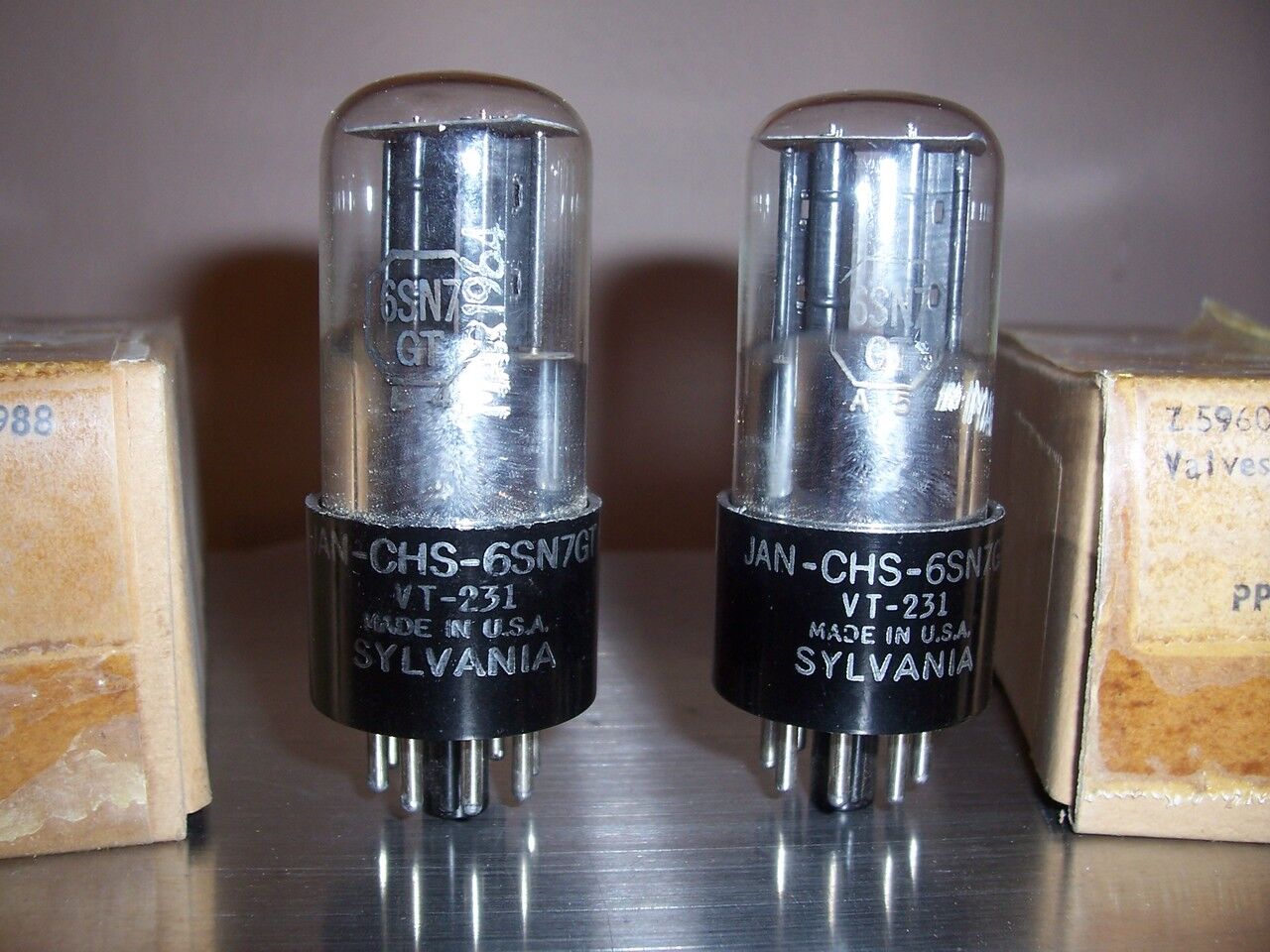 Sylvania 6sn7gt VT-231 - NOS Vacuum Tubes for Sale | Tubes Unlimited