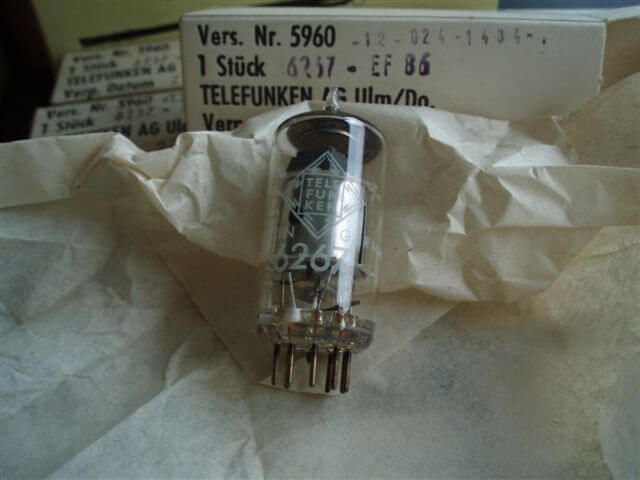 Telefunken EF86 - NOS Vacuum Tubes for Sale | Tubes Unlimited